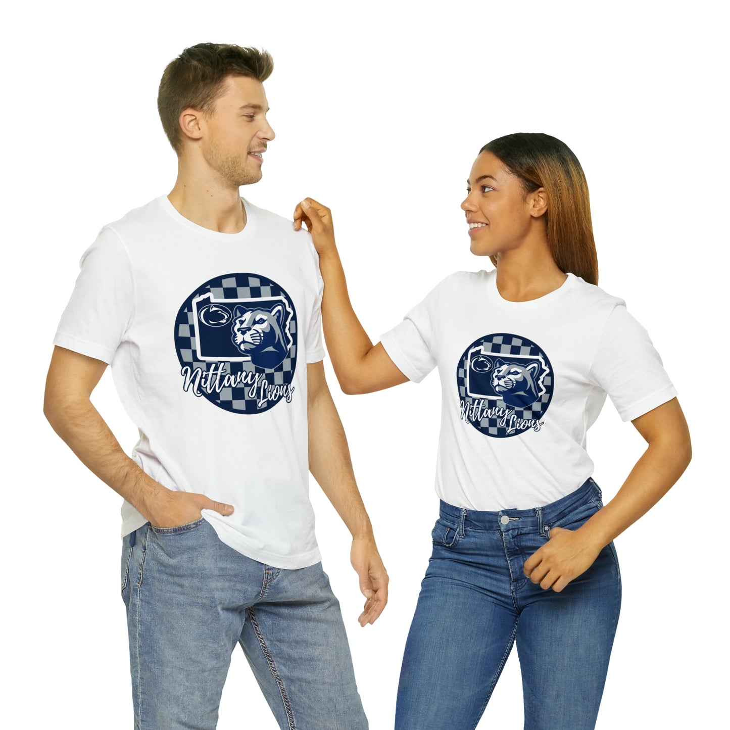 Penn State Nittany Lions Checkered Circle
