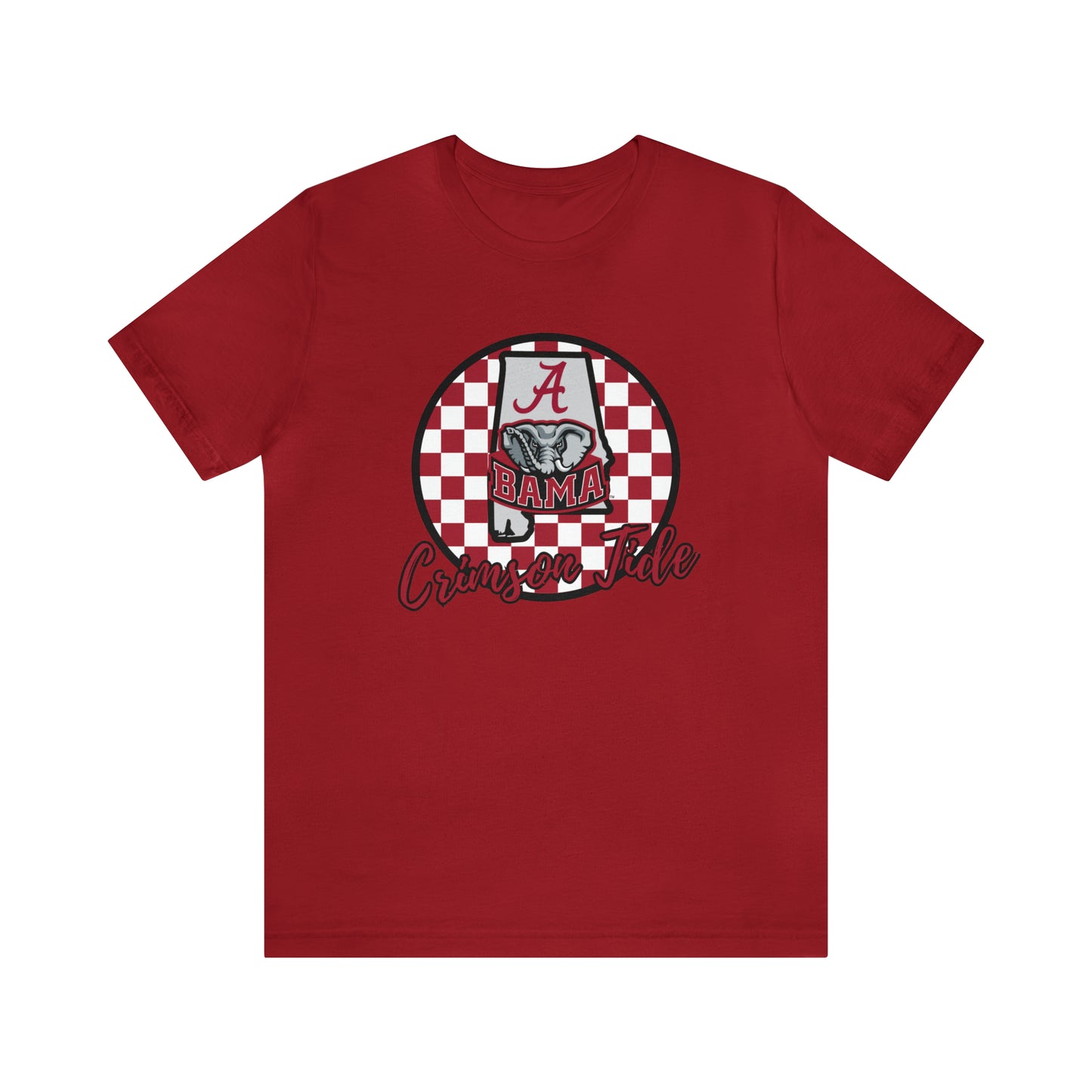 Alabama Crimson Tide Checkered Circle