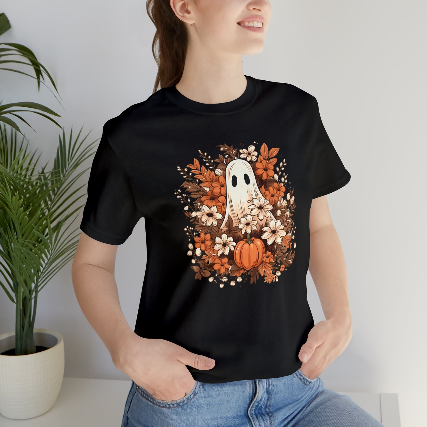 Ghosty Floral Fall Tee