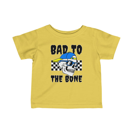 Bad to the Bone - Infant Yellow/Blue