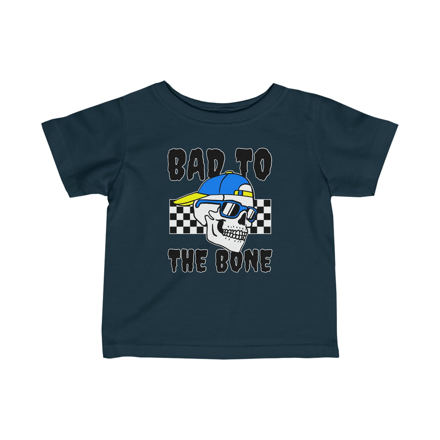 Bad to the Bone - Infant Yellow/Blue