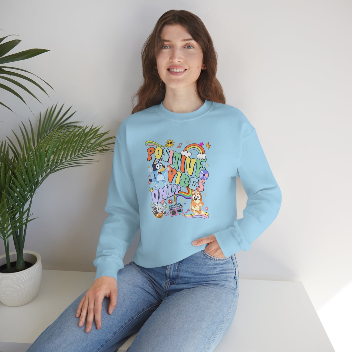 Bluey Positive Vibes Sweatshirt