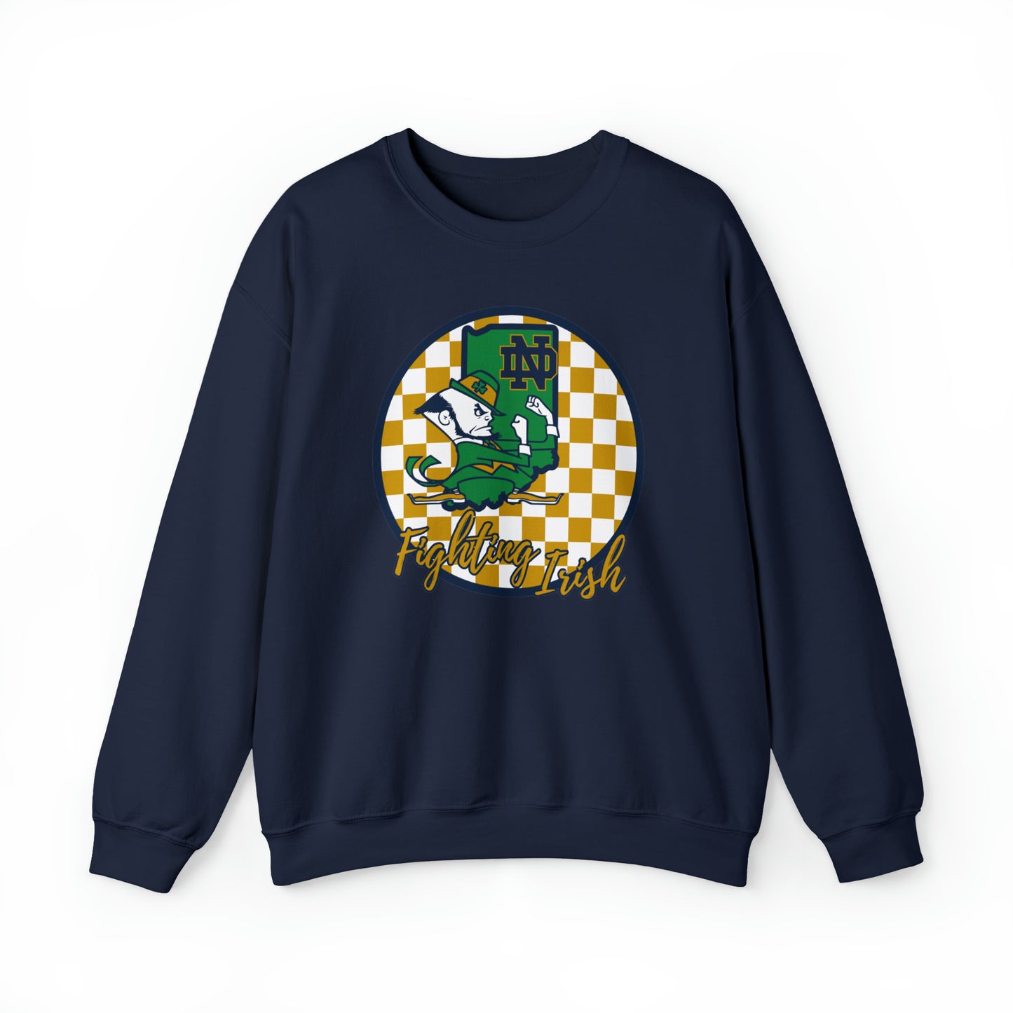 Notre Dame Fighting Irish Checkered Sweatshirt