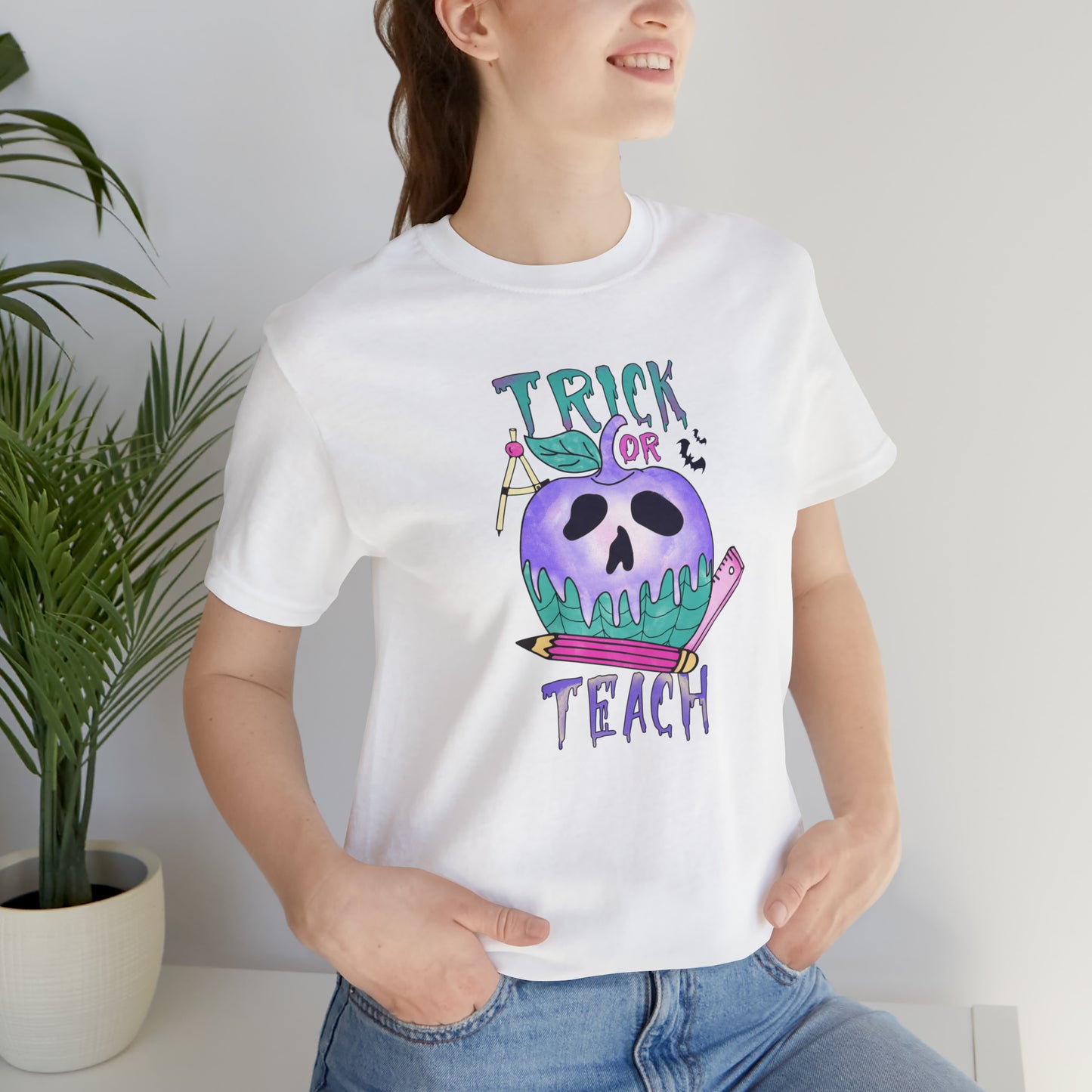 Trick or Teach Skull Apple