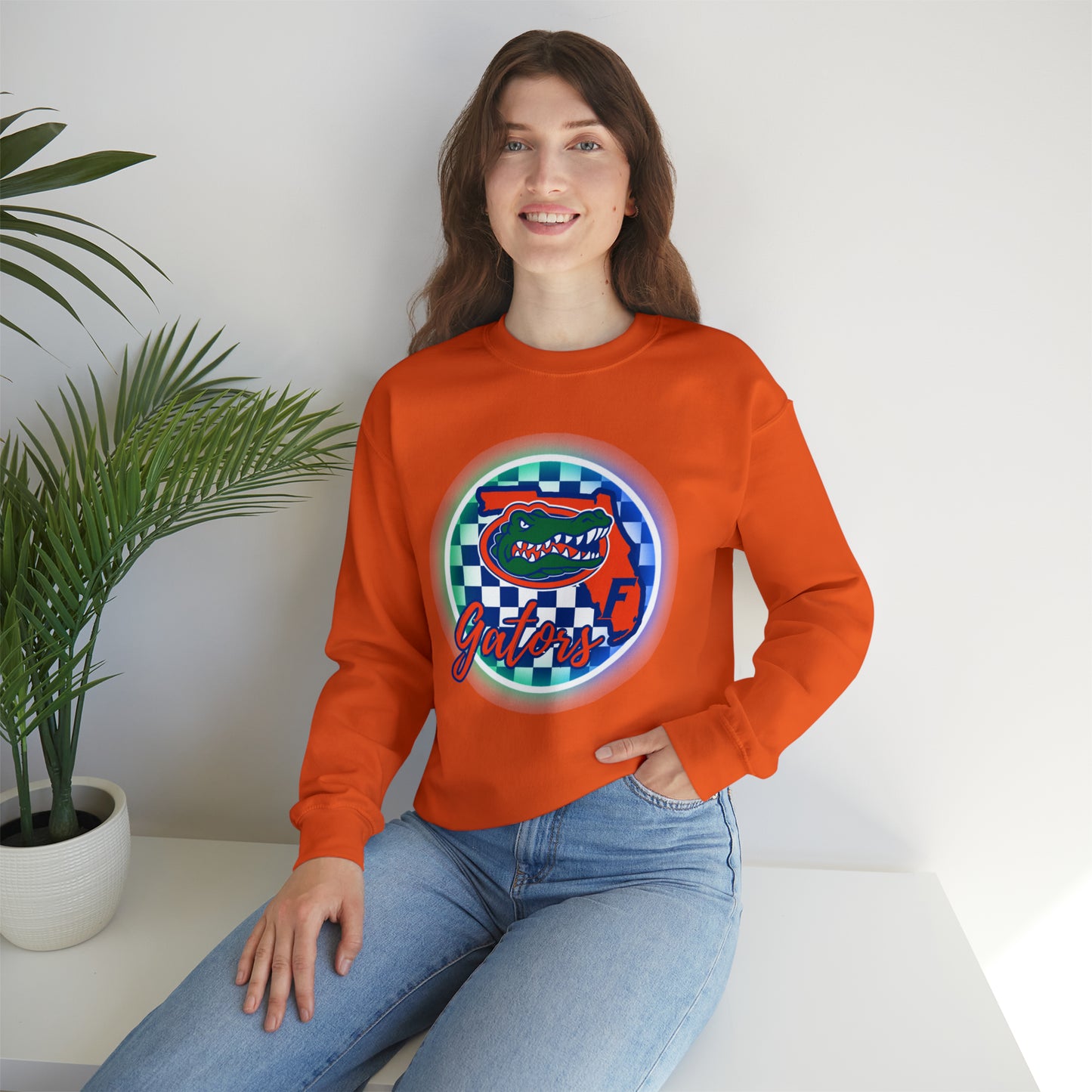Florida Gators Checkered Sweatshirt