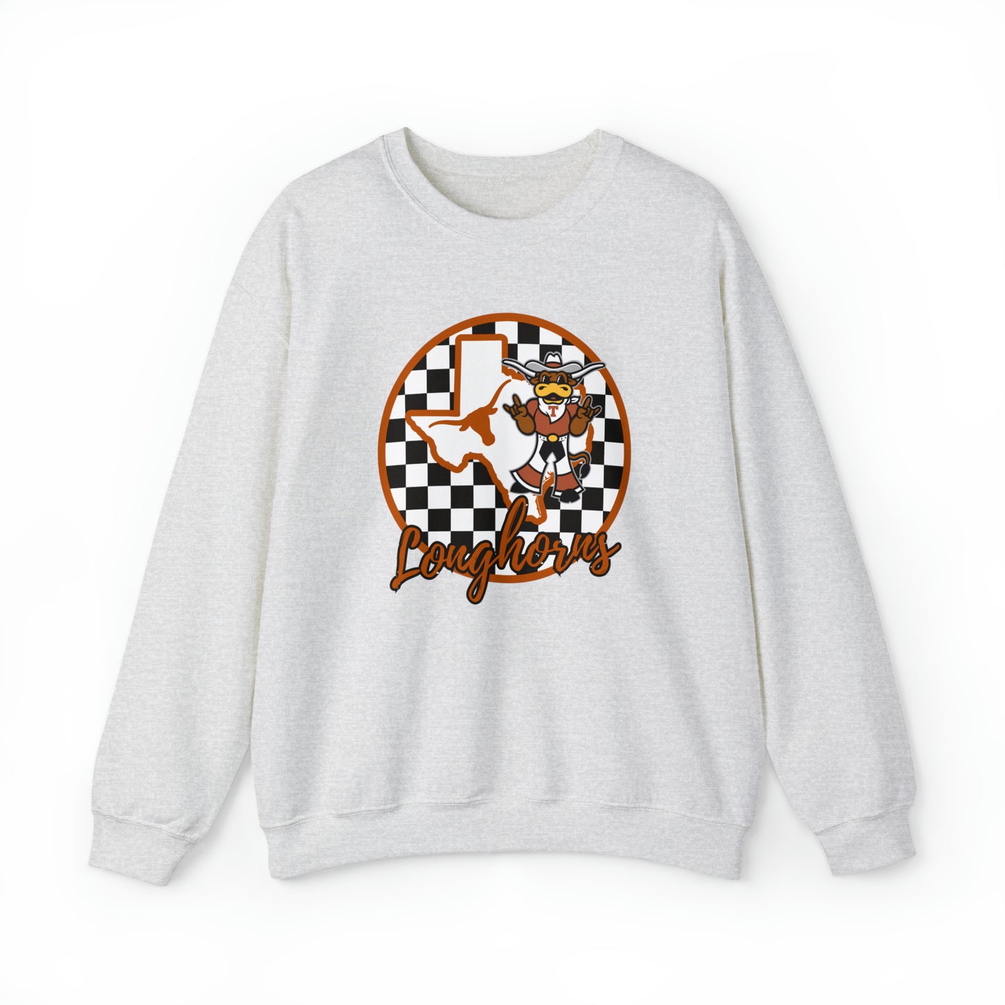 Texas Longhorns Checkered Sweatshirt