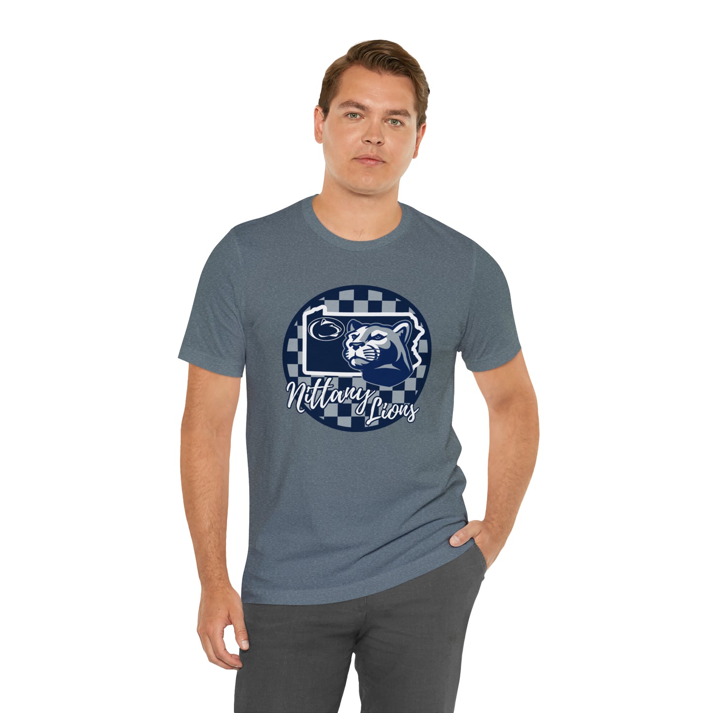 Penn State Nittany Lions Checkered Circle