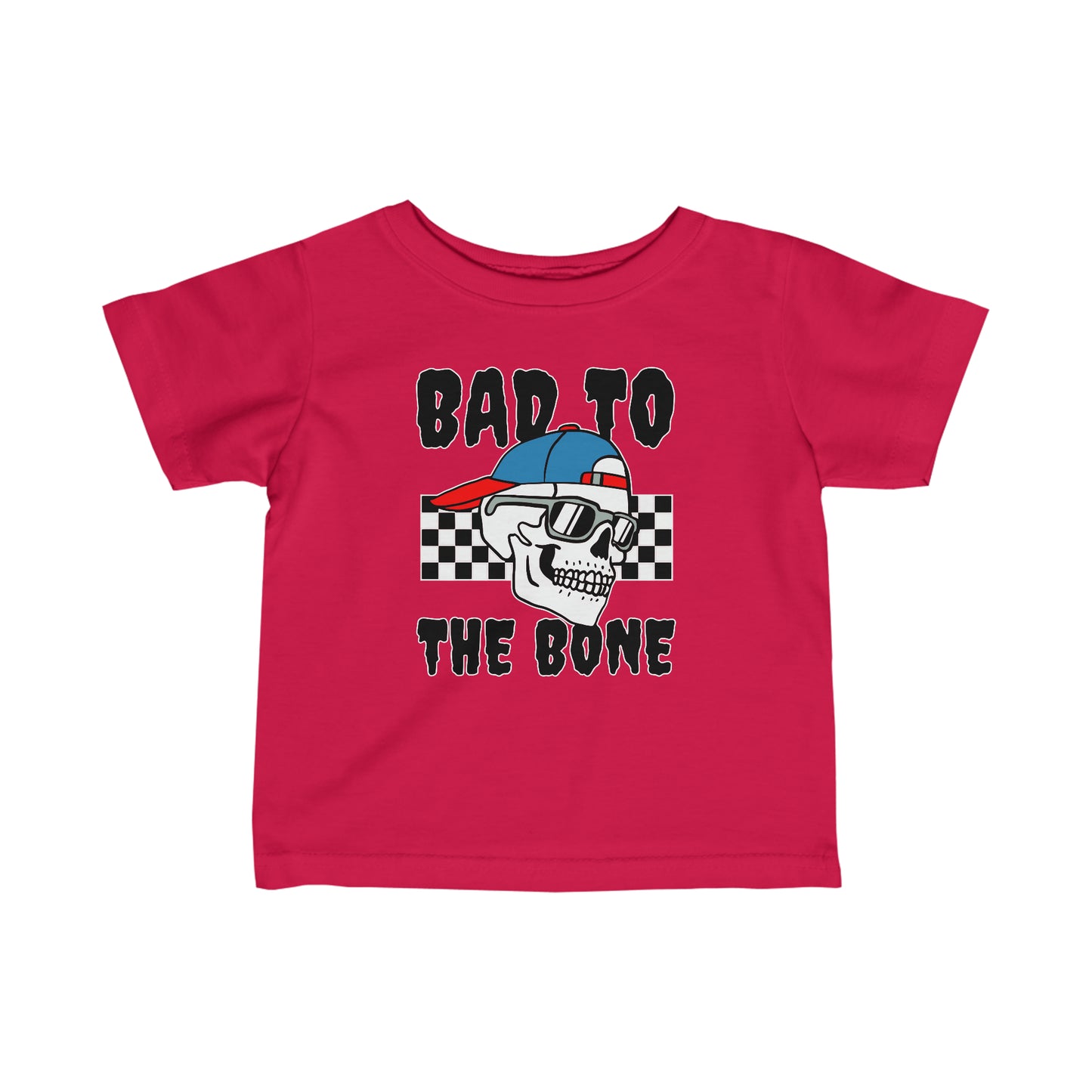 Bad to the Bone - Infant Red/Blue