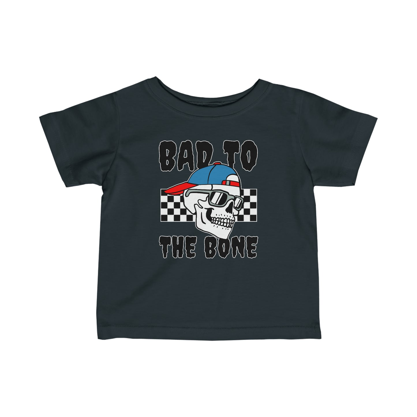 Bad to the Bone - Infant Red/Blue