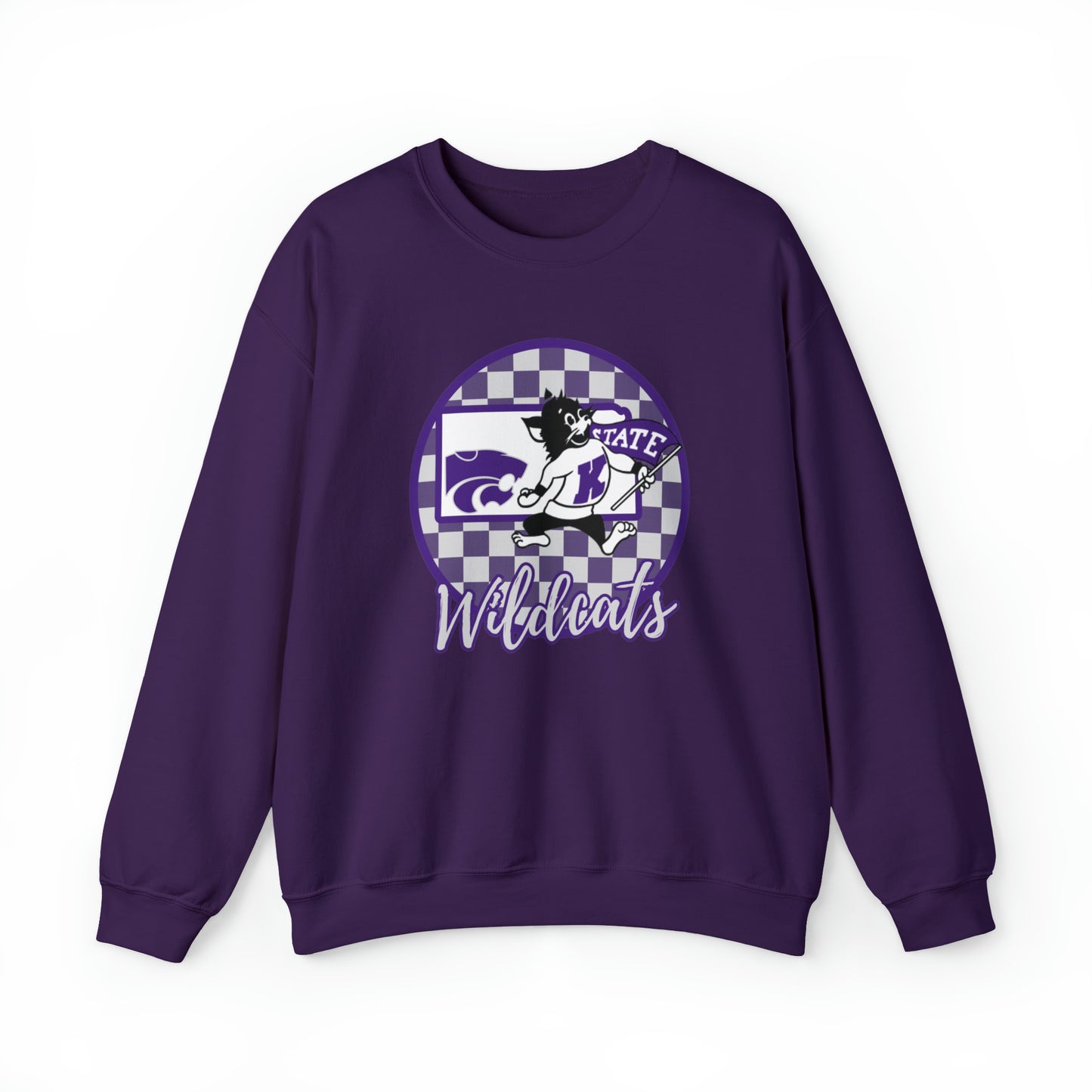 Kansas State Wildcats Checkered Sweatshirt