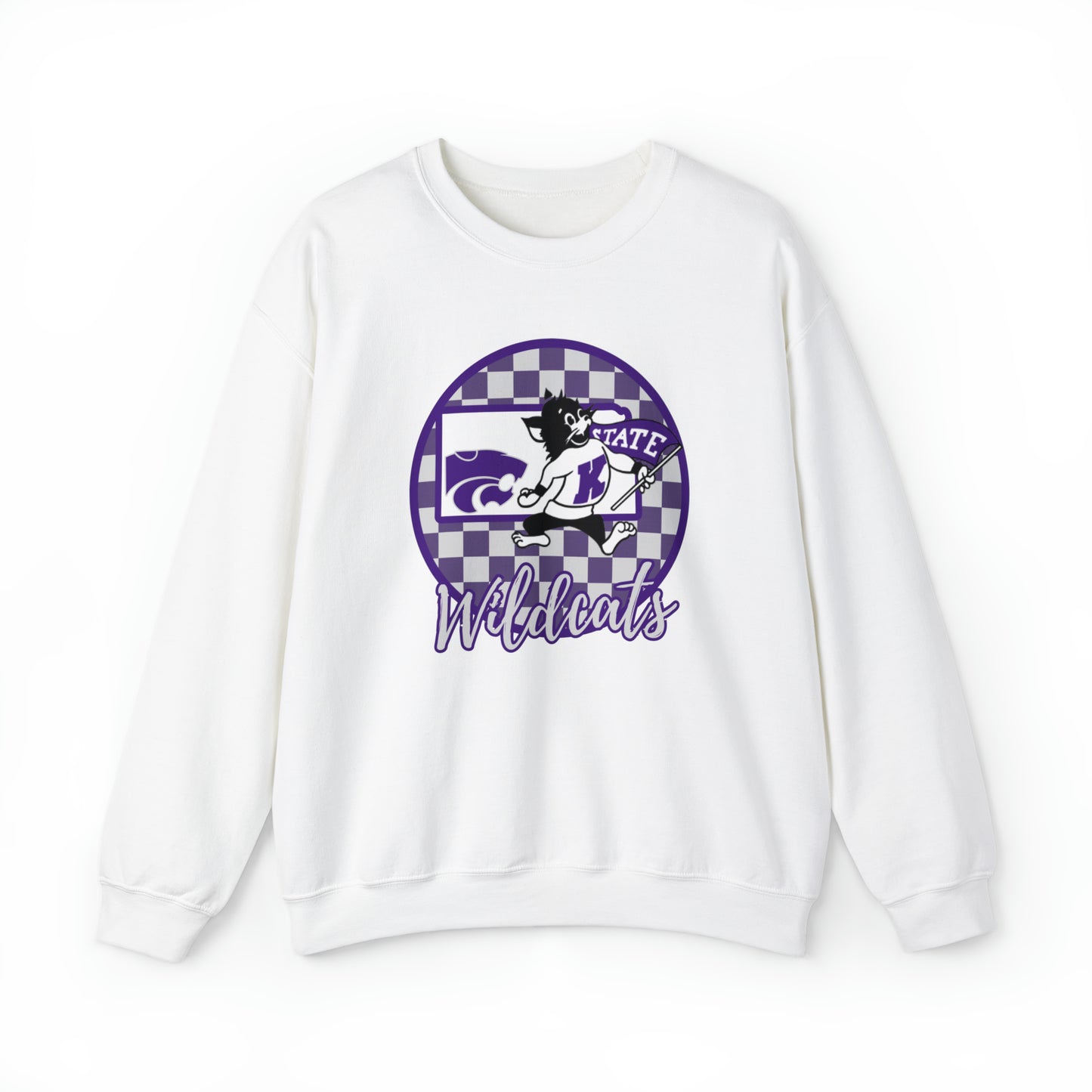 Kansas State Wildcats Checkered Sweatshirt
