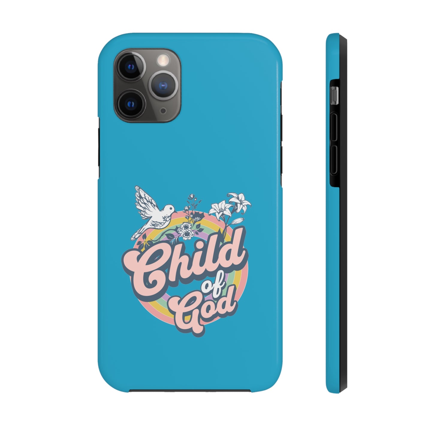 Child of God Tough Phone Cases - Turquoise