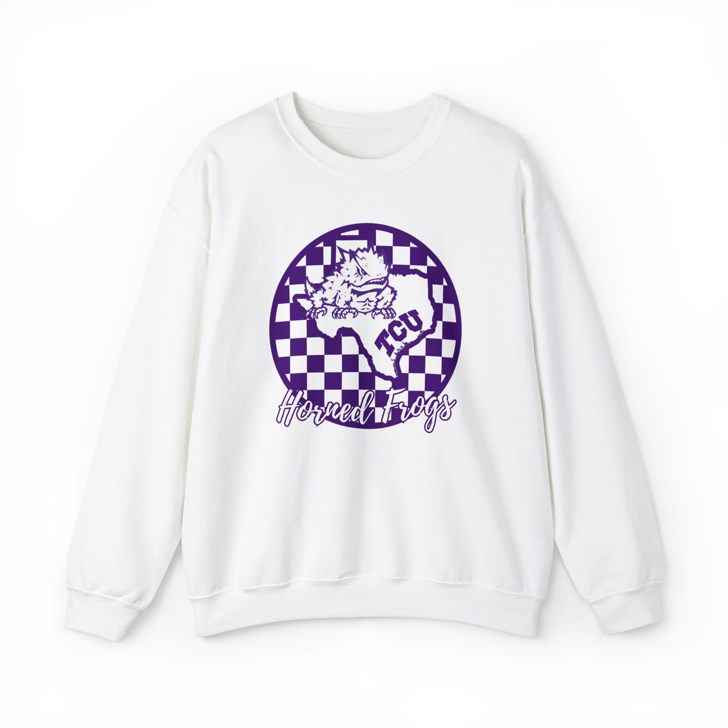 TCU Horned Frogs Checkered Sweatshirt