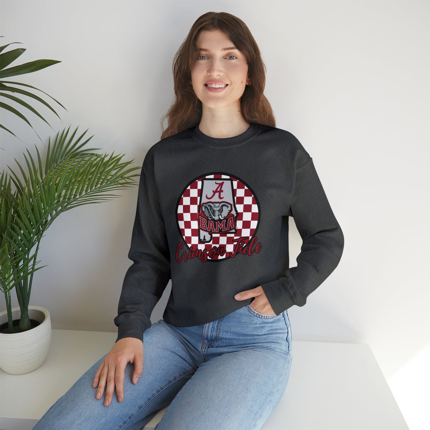 Alabama Crimson Tide Checkered Sweatshirt