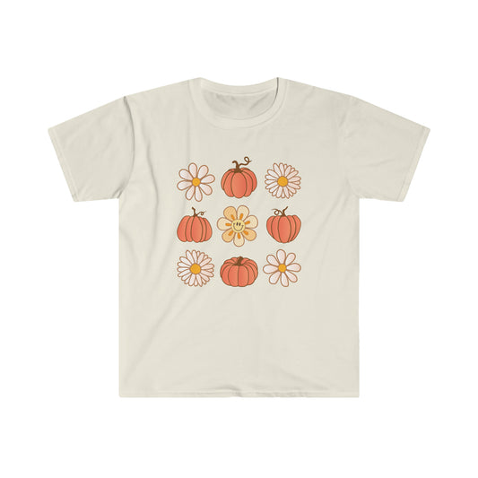 Pumpkin Flower Retro