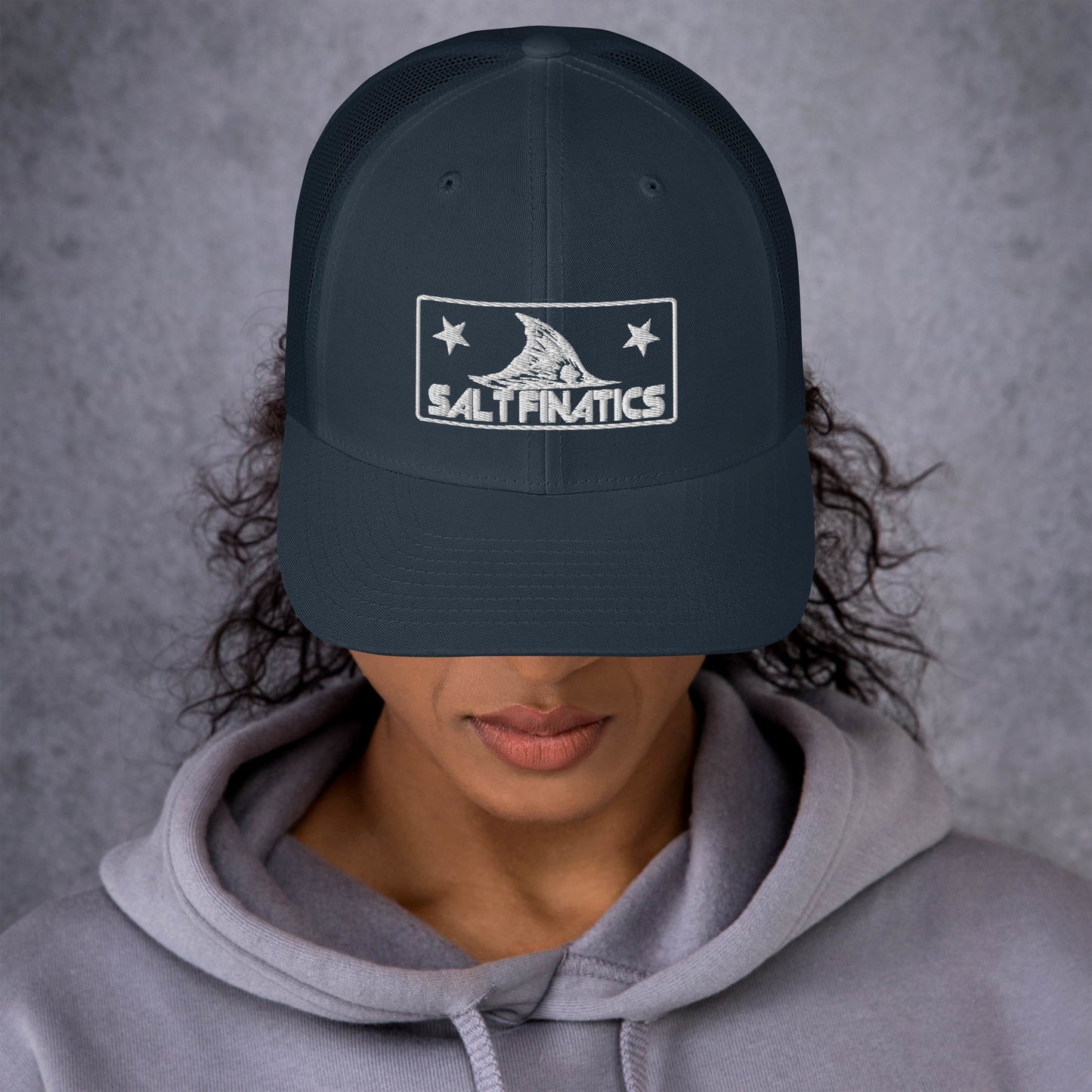 Salt Finatics Snapback Hat - White Thread